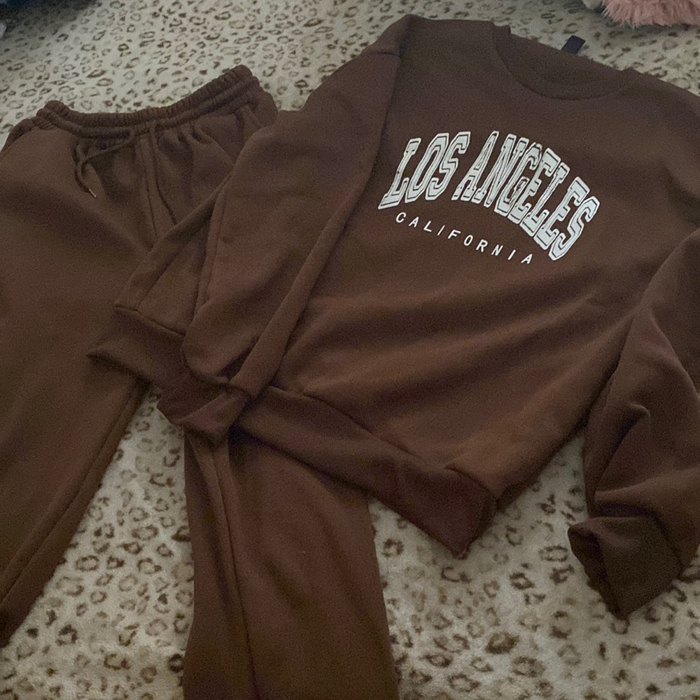 Sweatshirt and sweatpants
